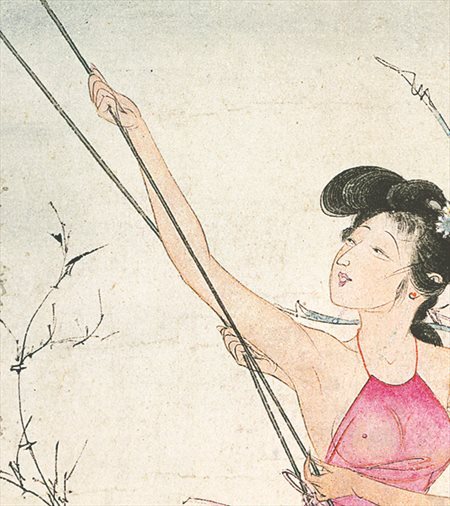 陇西县-胡也佛的仕女画和最知名的金瓶梅秘戏图